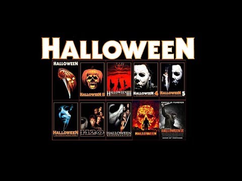 Halloween Trailers 1-11 All Original Theatrical Trailers 2018