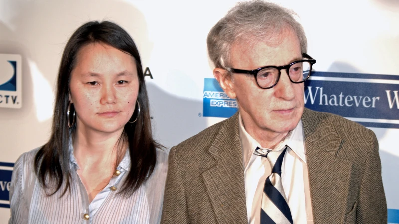 Woody Allen wraz z żoną Soon-Yi Previn